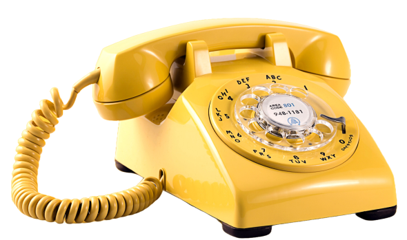 yellow phone